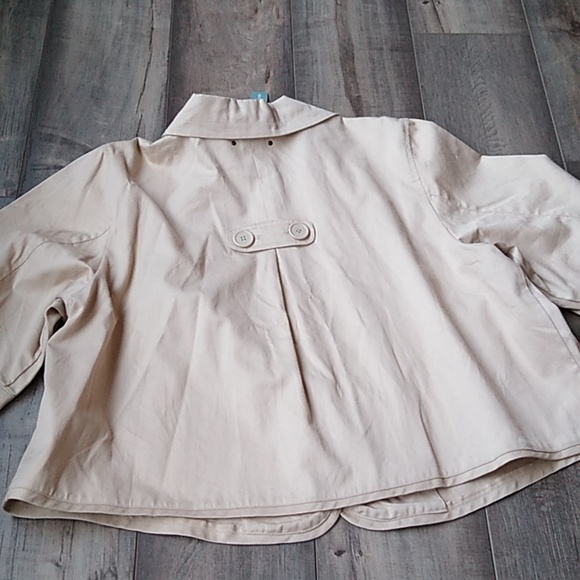 HOT KISS JACKET/BLAZER PLUS SIZE 2 TAN/KHAKI COLOR - Picture 12 of 16